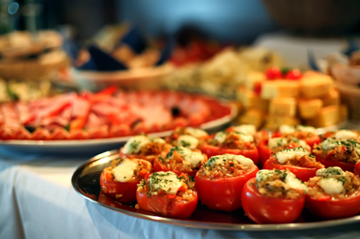 Catering food